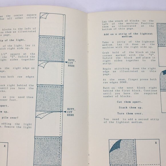 Vintage 1985 Lover's Knot Eleanor Burns Quilt Quilting Patterns Design Idea Book - Picture 6 of 11